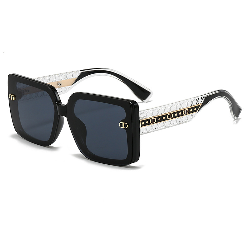 Photo Booth Frame - Retro Minimalist Large Frame Fashion Glasses