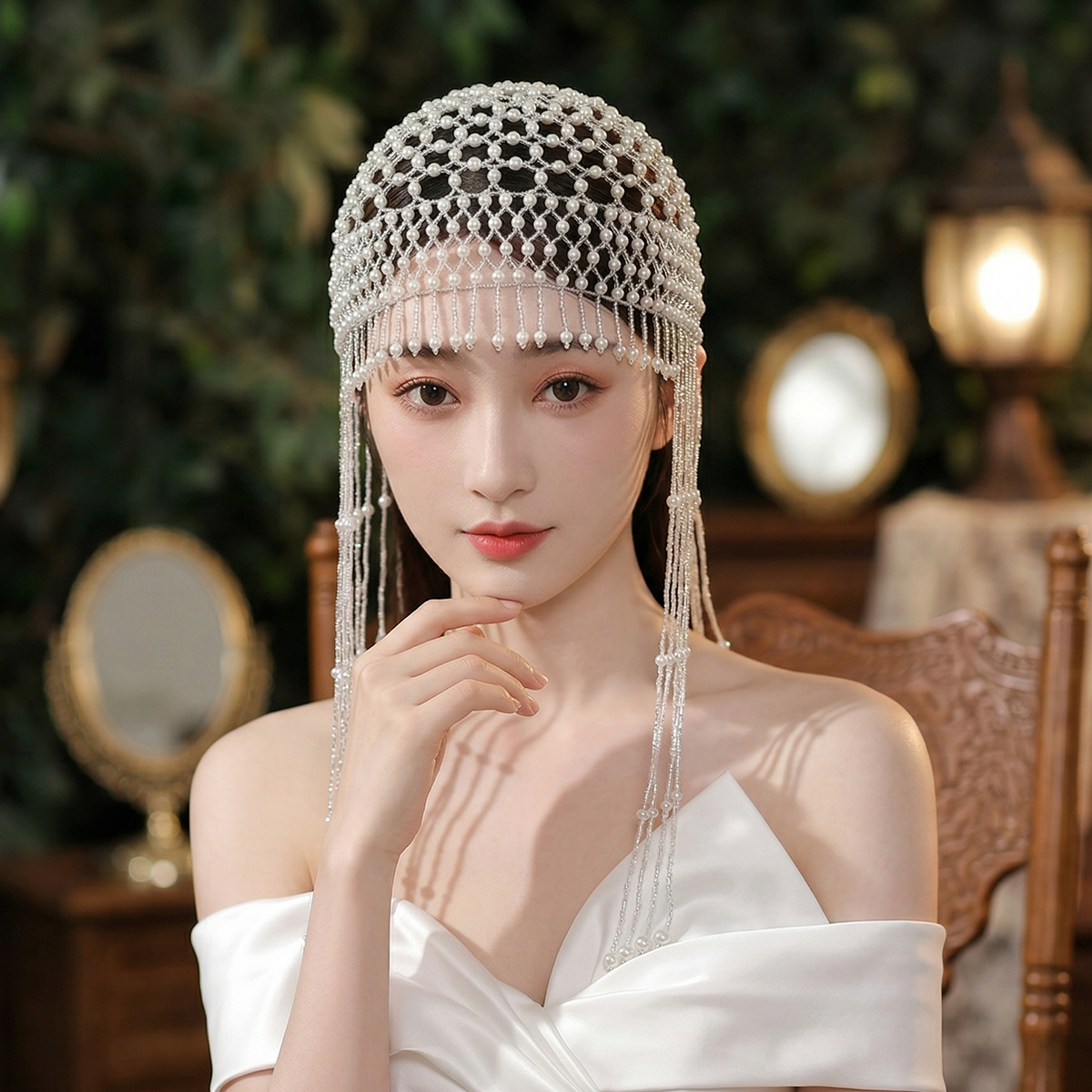 Luxury Pearls Beaded Headwrap  – обзор и цена Event Suppliers