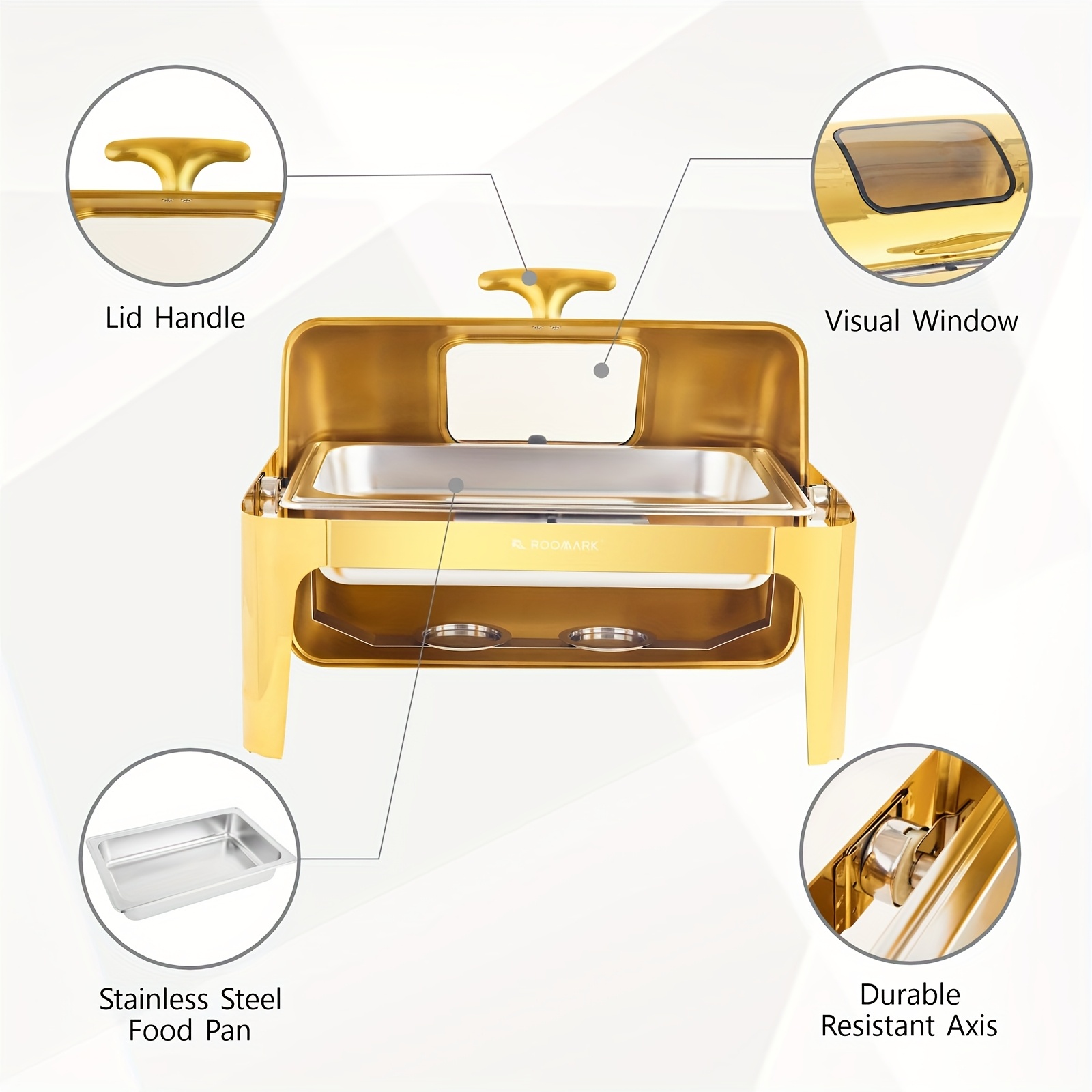 9QT Stainless Steel Buffet War – обзор и цена Event & Party Supply Photos