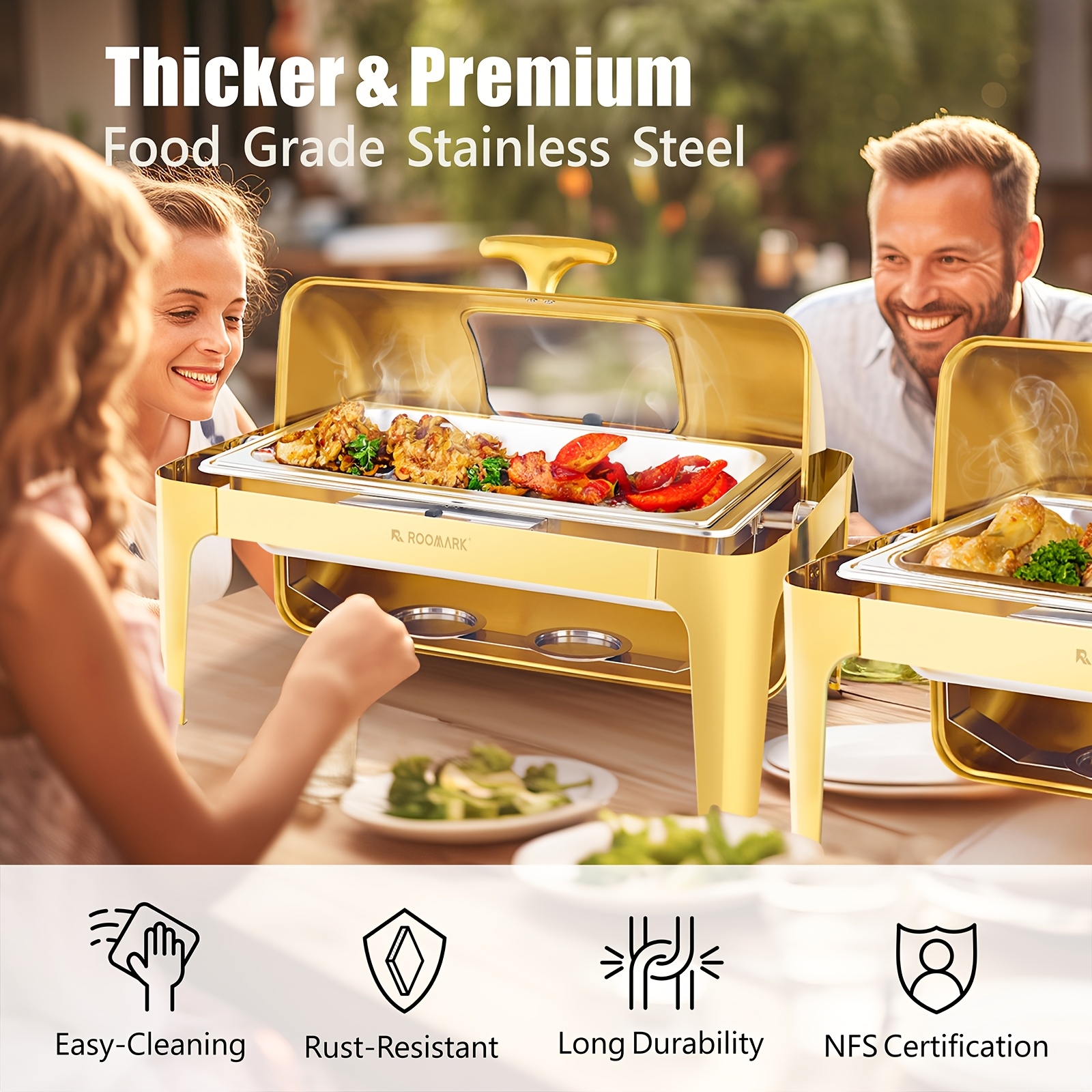 9QT Stainless Steel Buffet War – обзор и цена Event & Party Supply Photos