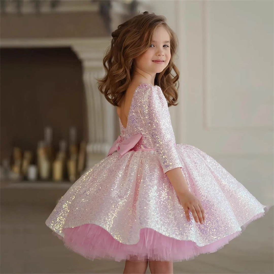Glitter Pink Girl Dress Knee L – обзор и цена Birthday Sash Glitter
