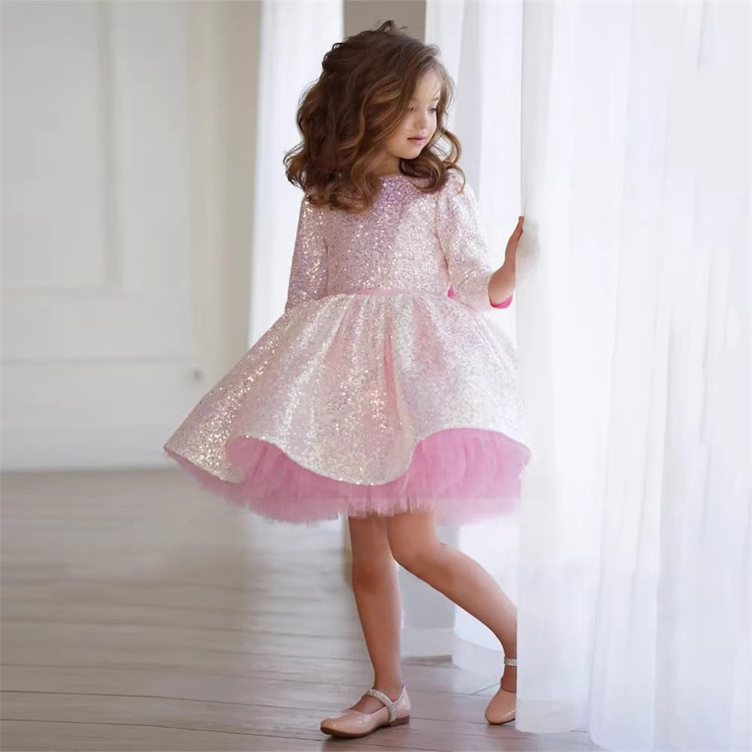 Glitter Pink Girl Dress Knee L – обзор и цена Birthday Sash Glitter