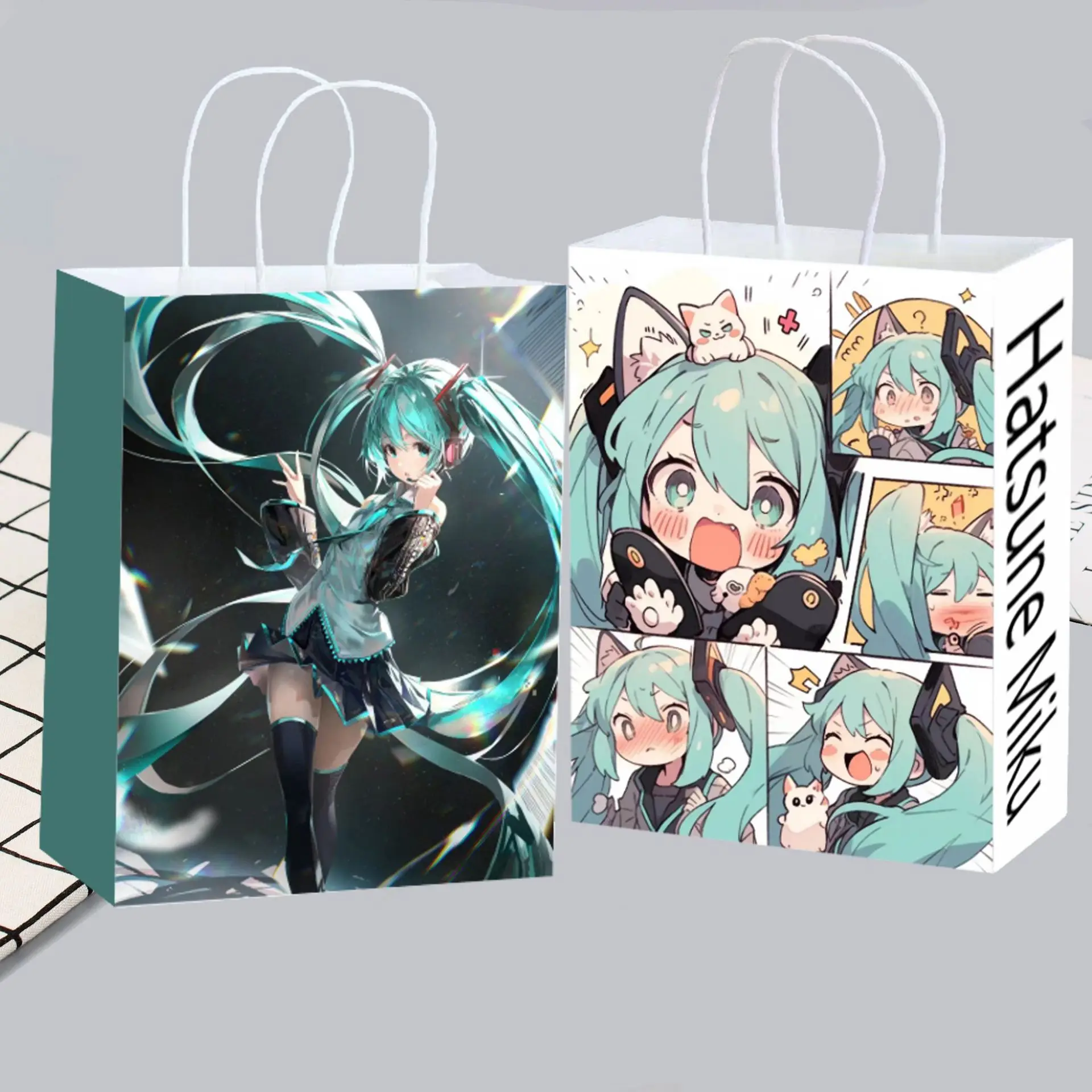 Cute Anime Hatsune Miku Paper  – обзор и цена Party Favor Bag