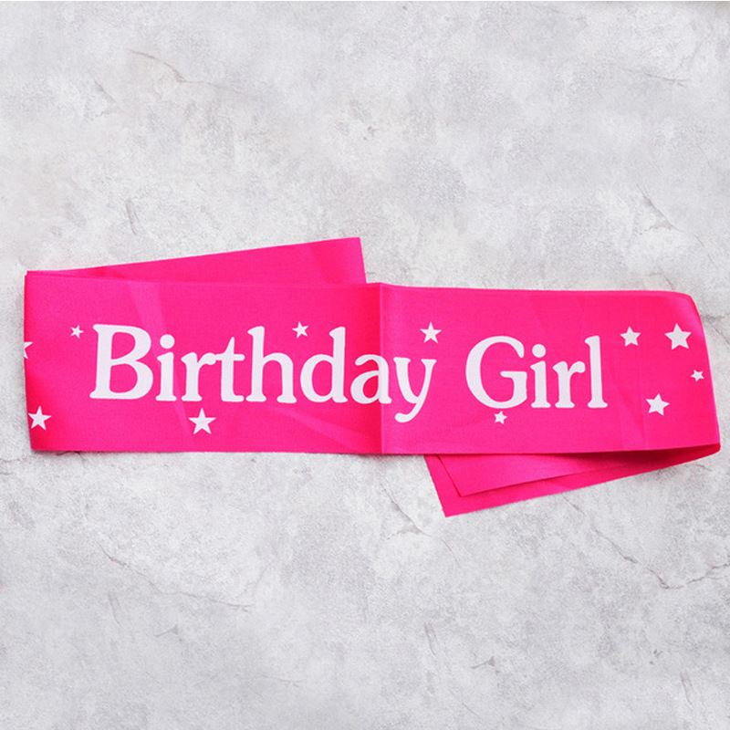 Birthday Girl Ribbons Shoulder – обзор и цена Birthday Sash Glitter