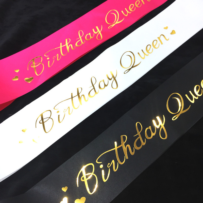 Birthday Girl Ribbons Shoulder – обзор и цена Birthday Sash Glitter
