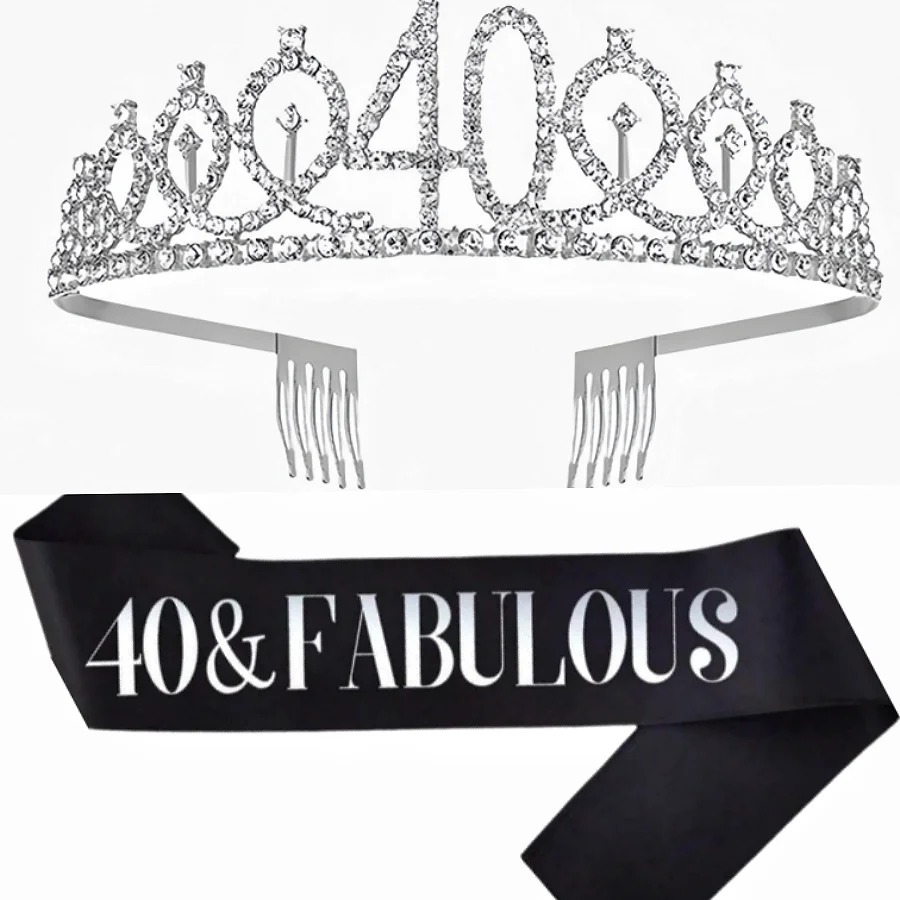 Glitter Silvery Birthday Tiara – обзор и цена Birthday Sash Glitter