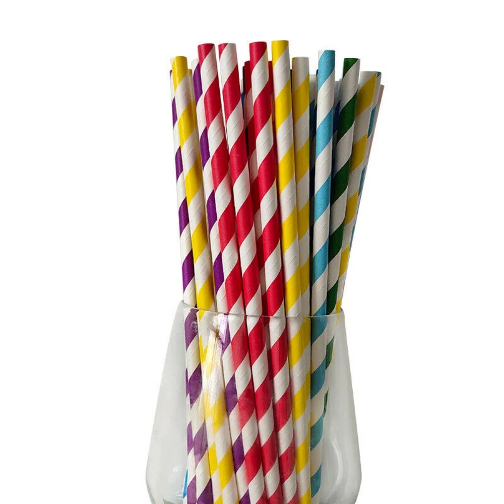 100 Bulk Packed Paper Straws P – обзор и цена Paper Straw Color