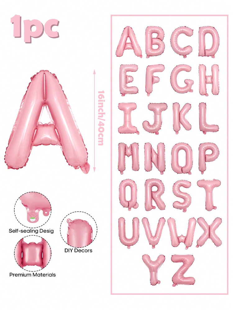 16 inch pink letter decoration – обзор и цена Event Z