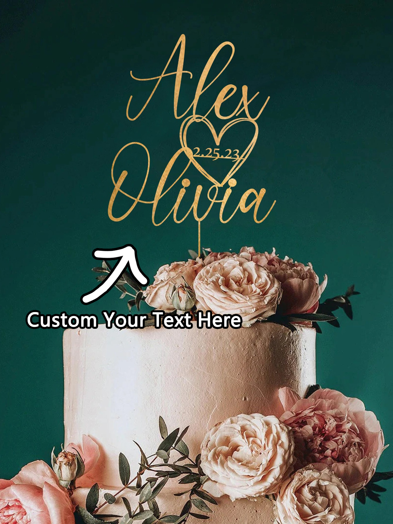 Custom Cake Topper - 1PC Perso – обзор и цена Event Suppliers
