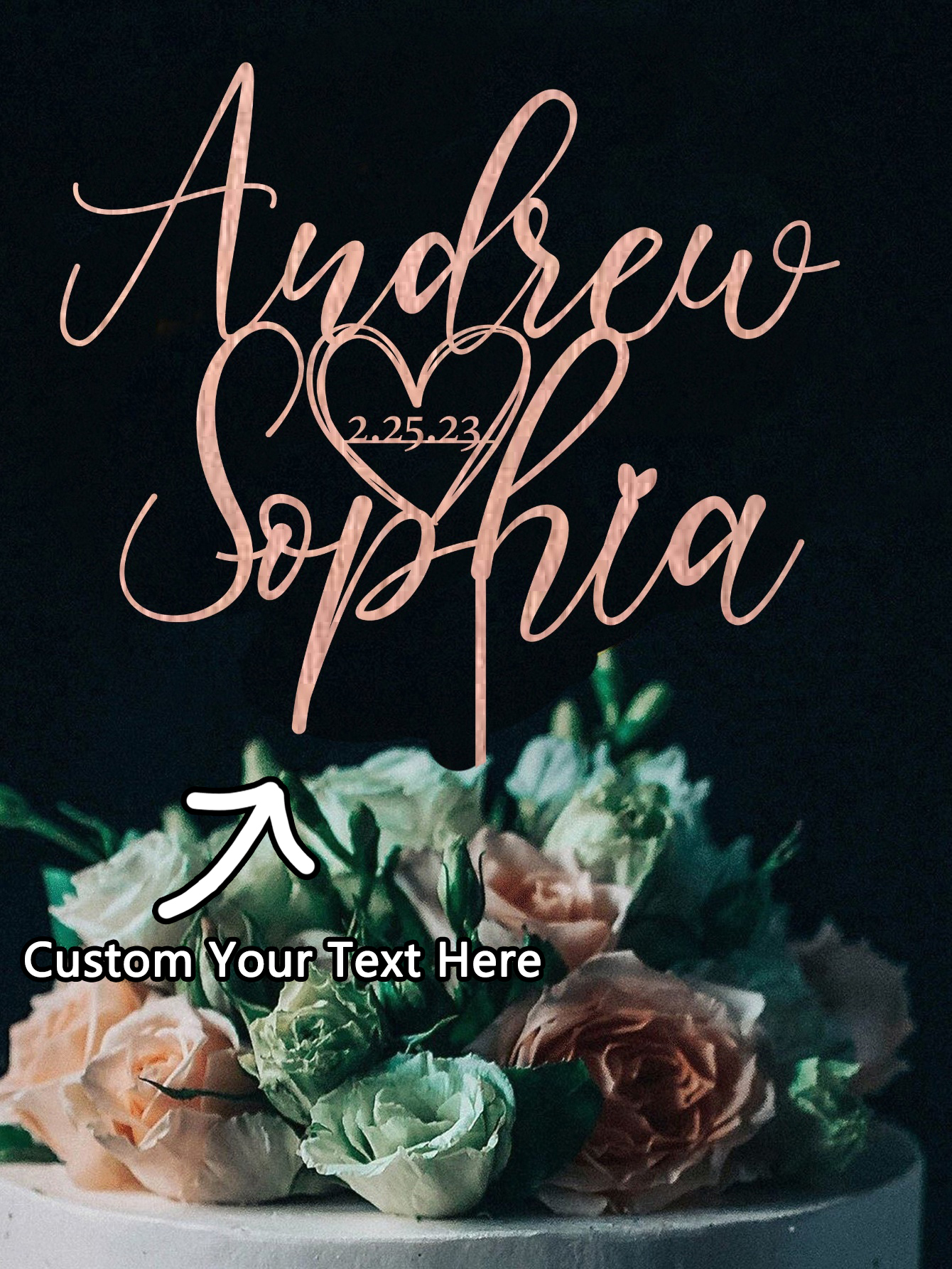 Custom Cake Topper - 1PC Perso – обзор и цена Event Suppliers