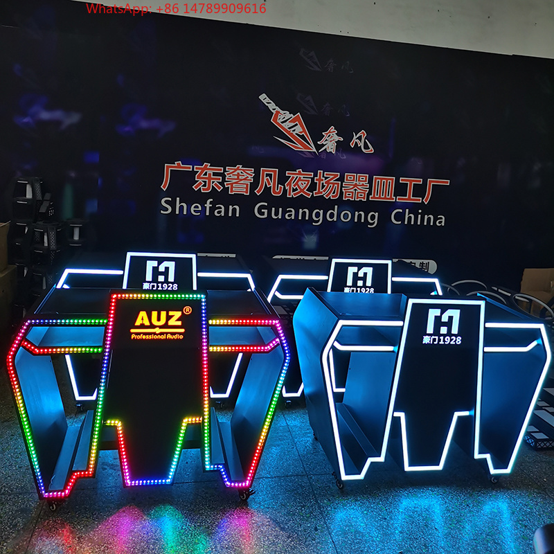 Custom Metal LED DJ Booth Tabl – обзор и цена Event Suppliers