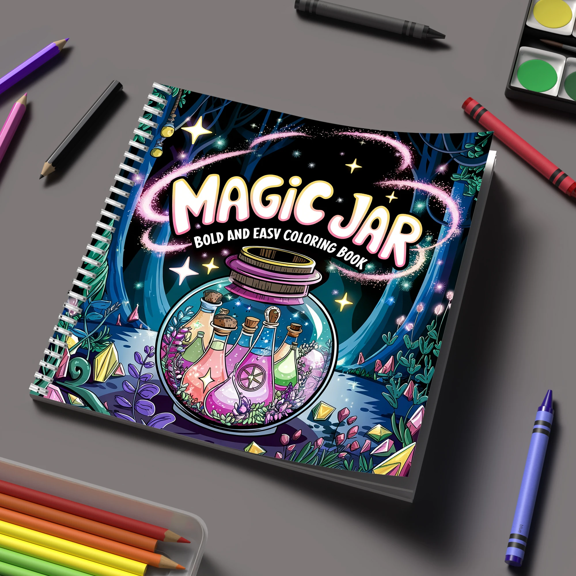 Coloring Book Magic Jar for Ad – обзор и цена Supply Event