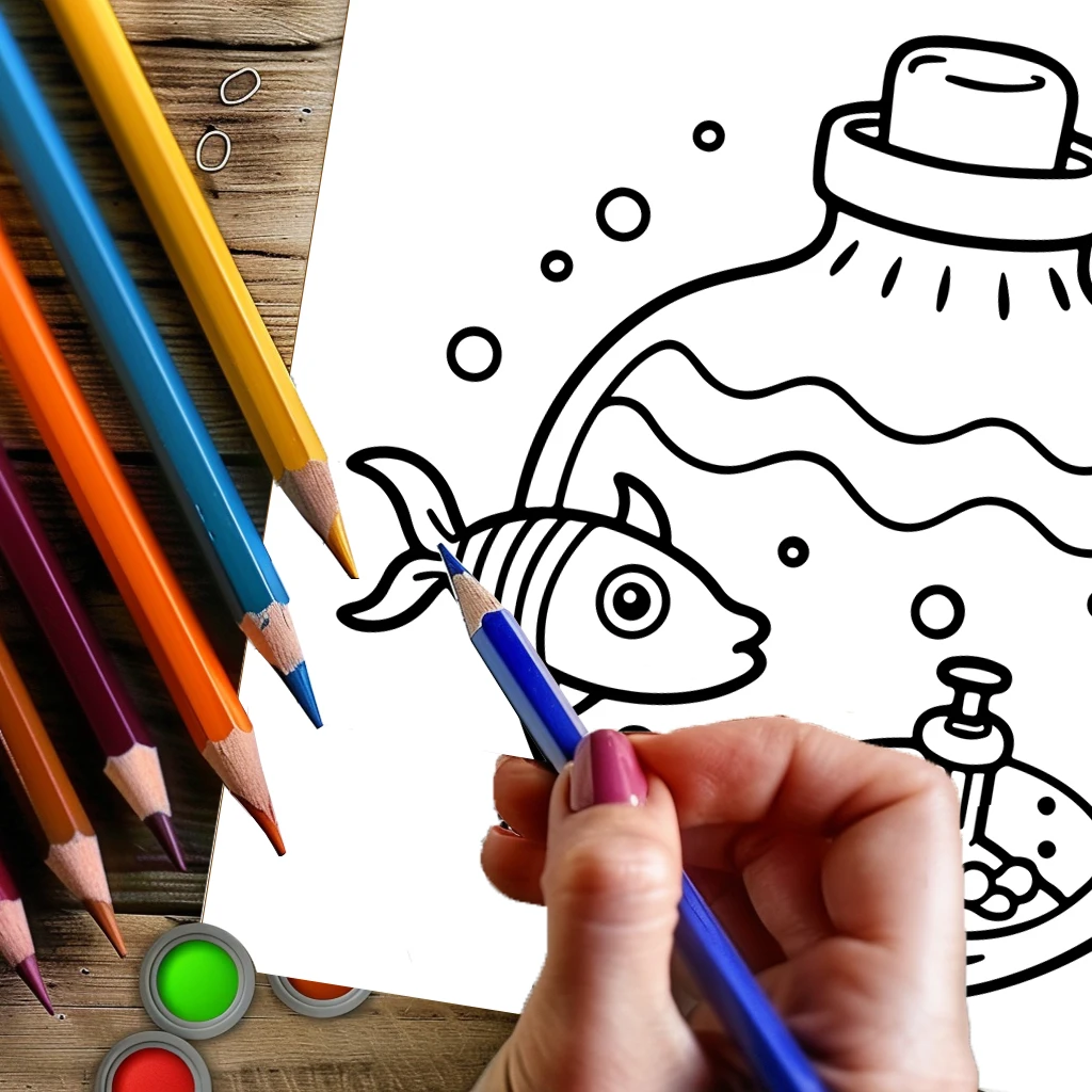 Coloring Book Magic Jar for Ad – обзор и цена Supply Event