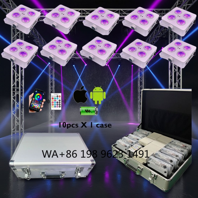 4X18W RGBWA+UV 6IN1 Mini Wirel – обзор и цена Event & Party Supply Photos