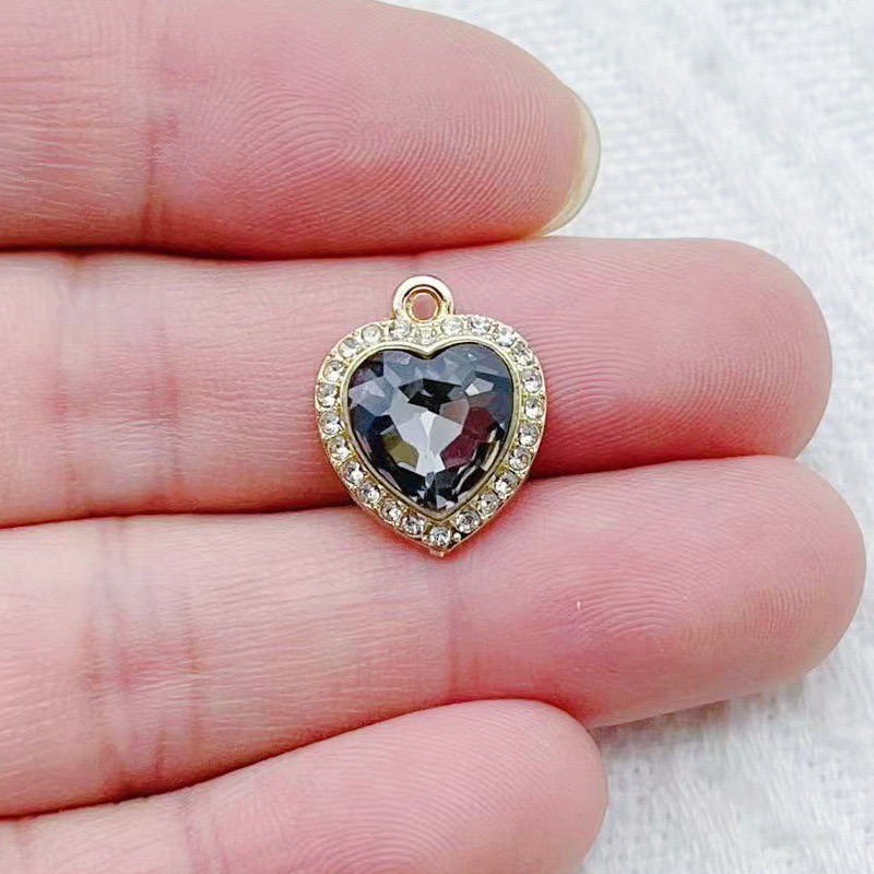 10pcs heart-shaped inlaid colo – обзор и цена Event Party