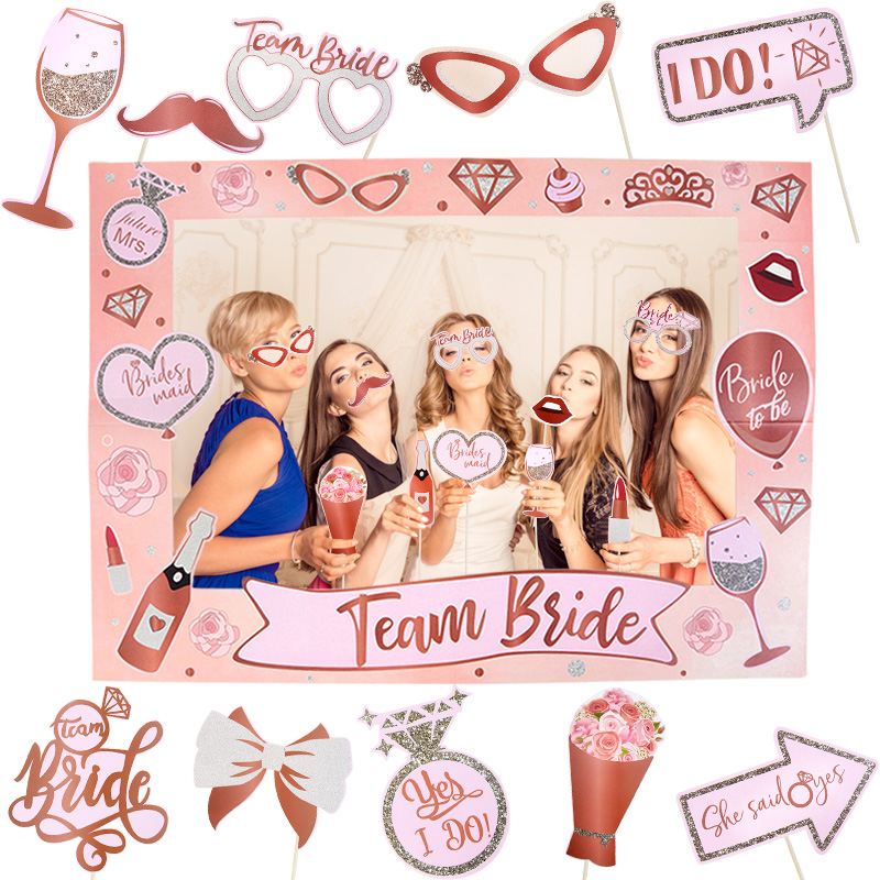 31Pcs Bachelorette Party Rose  – обзор и цена Photo Booth Frame