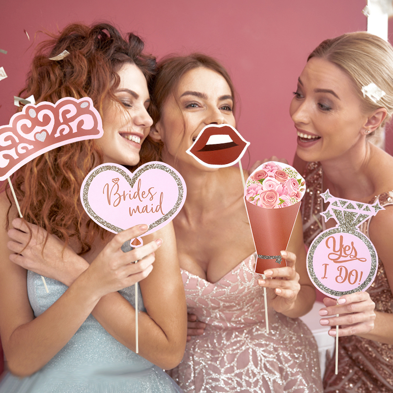 31Pcs Bachelorette Party Rose  – обзор и цена Photo Booth Frame