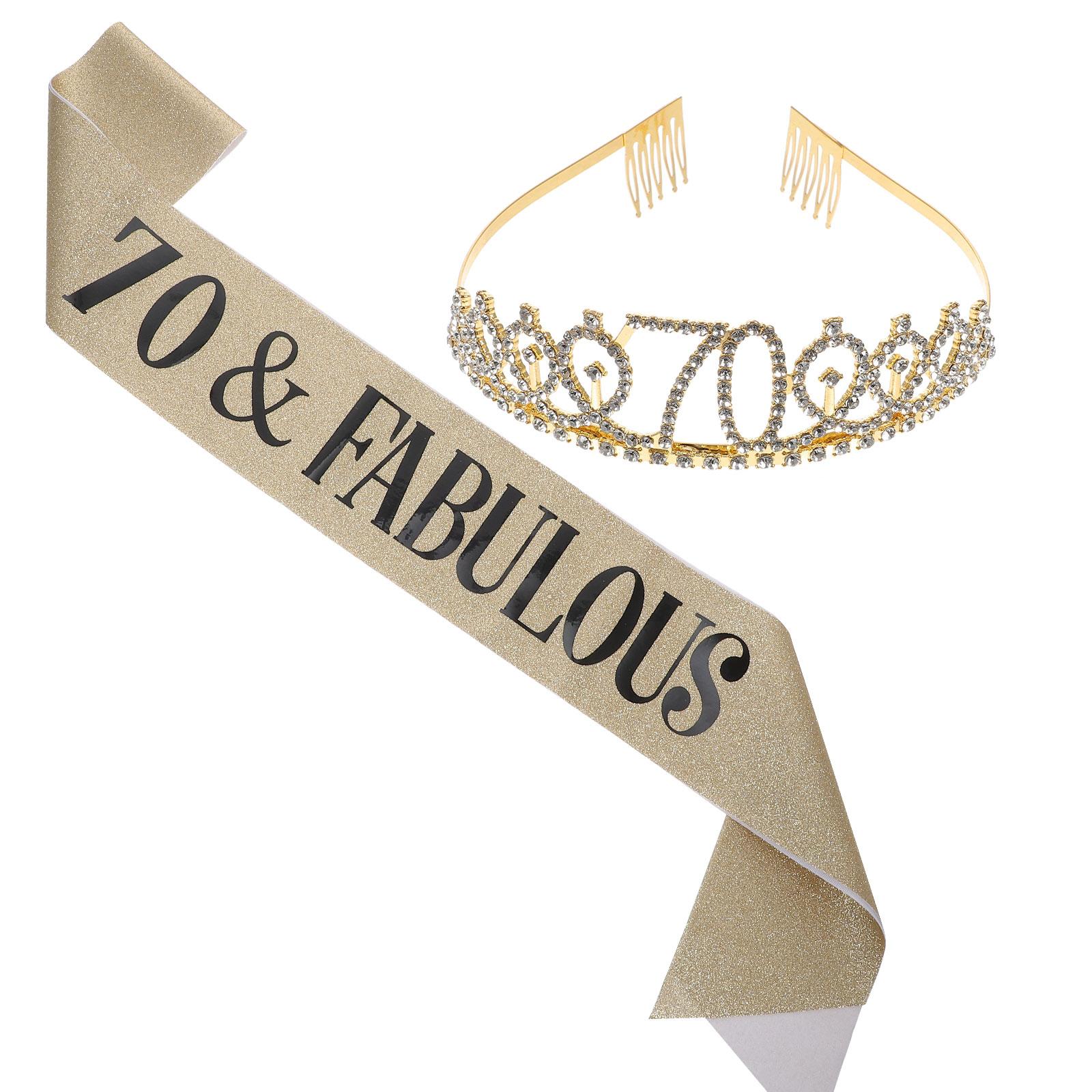 Glitter Sash Birthday Crown Se – обзор и цена Birthday Sash Glitter