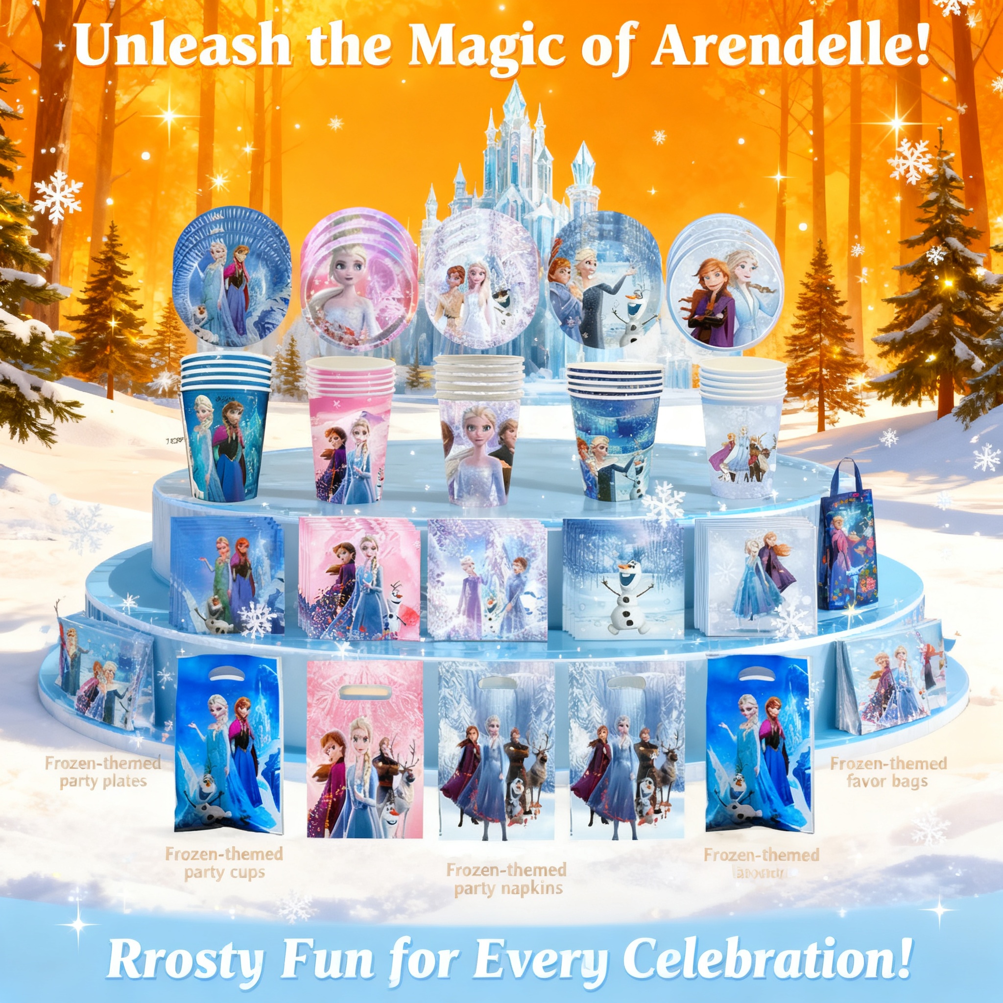 Frozen Elsa Anna Olaf Birthday – обзор и цена Supply Event