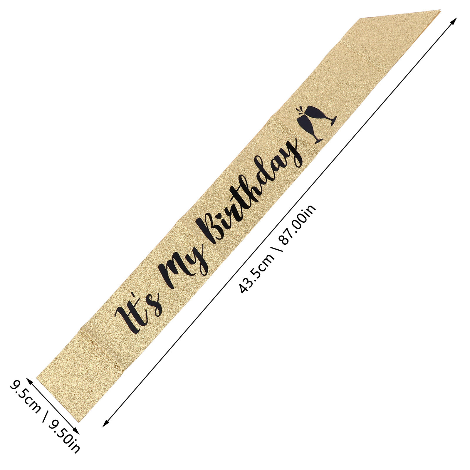 1Pcs Birthday Party Sash Glitt – обзор и цена Birthday Sash Glitter