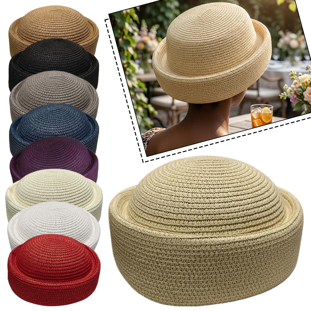Solid Color Straw Bucket Hat S – обзор и цена Paper Straw Color