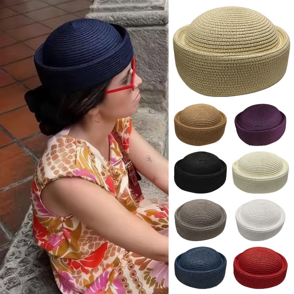 Solid Color Straw Bucket Hat S – обзор и цена Paper Straw Color