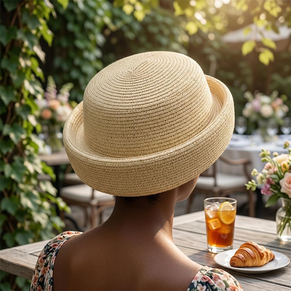 Solid Color Straw Bucket Hat S – обзор и цена Paper Straw Color