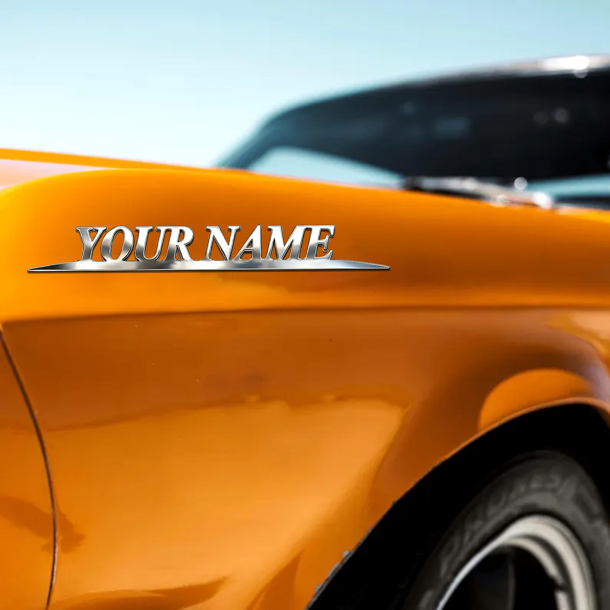 Metal Trendy YOUR NAME Sticker – обзор и цена Event Suppliers
