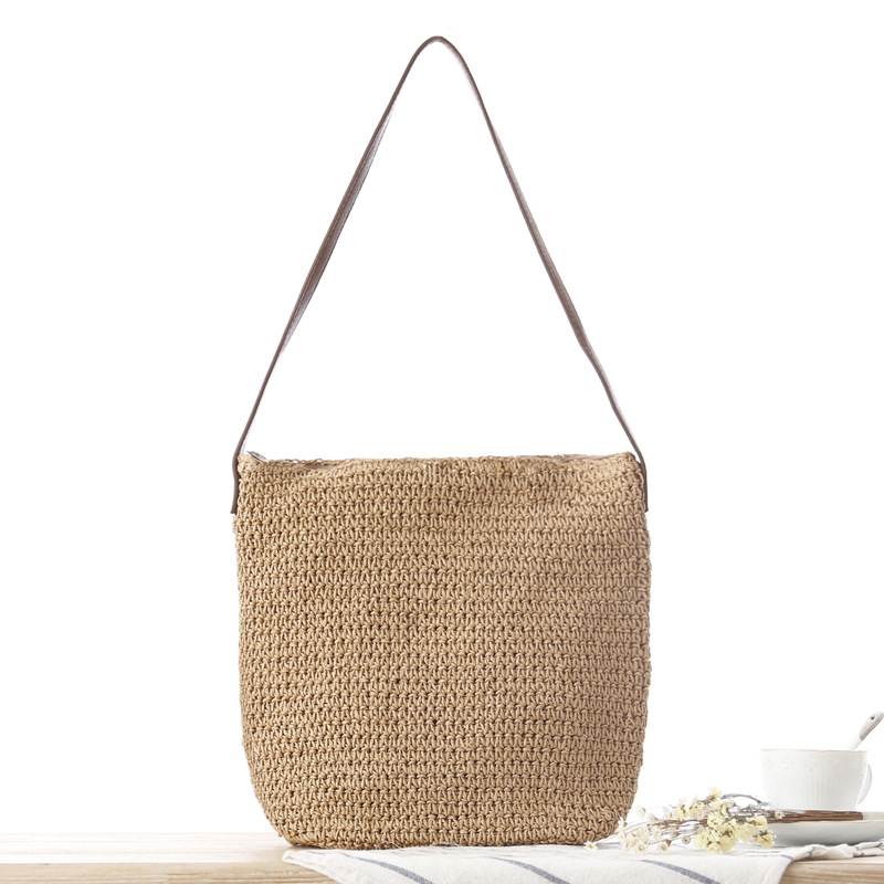 Straw Shoulder Woven Beach Sol – обзор и цена Paper Straw Color