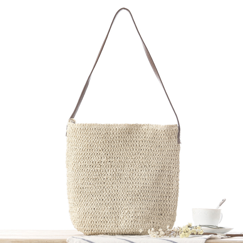 Straw Shoulder Woven Beach Sol – обзор и цена Paper Straw Color