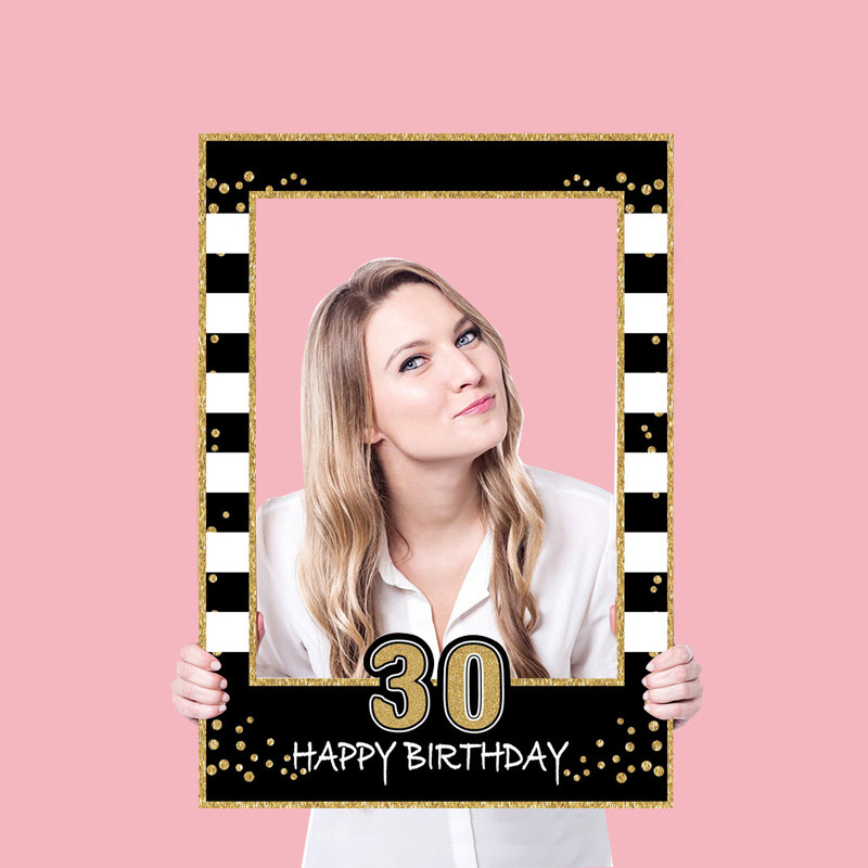 30 40 50 60 Birthday Photo Boo – обзор и цена Photo Booth Frame