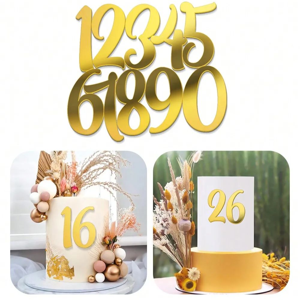 1set Golden Mirror Acrylic A-Z – обзор и цена Event Z