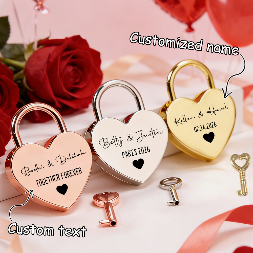 Custom Name Heart-Shaped Padlo – обзор и цена Event Party