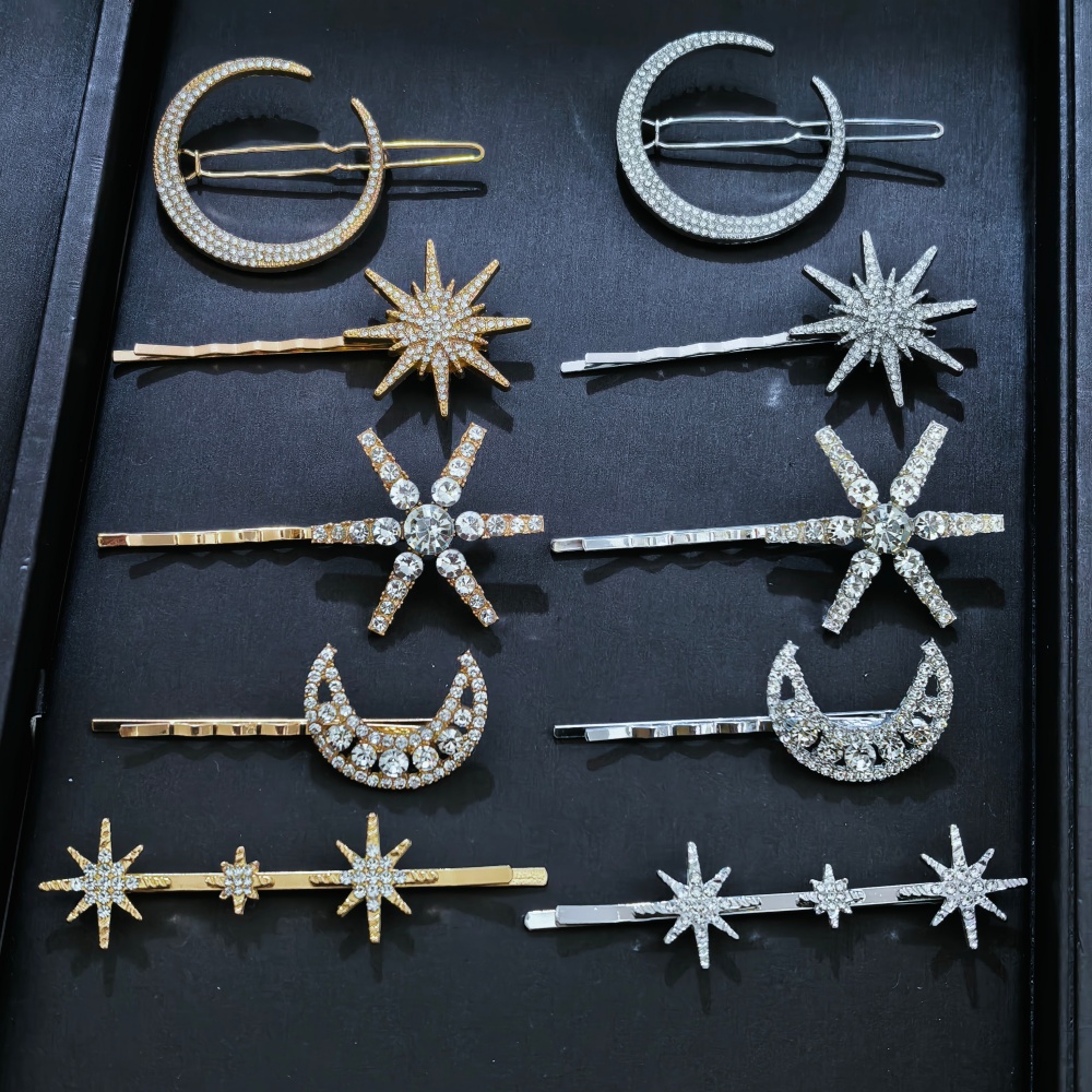 3/4 pcs set Crystal Star Hairp – обзор и цена Event Suppliers