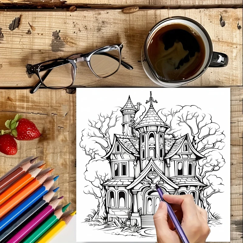 Haunted House Coloring Book fo – обзор и цена Supply Event