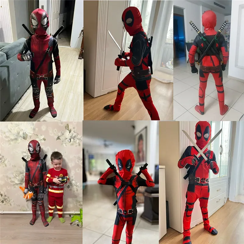 3-12Y Kids Deadpool Costume wi – обзор и цена Party Favor Bag