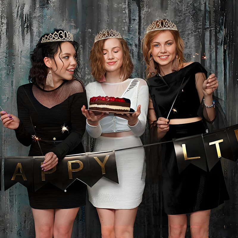 30- 50th  Birthday Anniversary – обзор и цена Birthday Sash Glitter