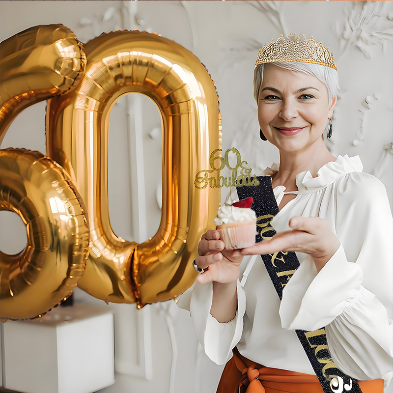 30- 50th  Birthday Anniversary – обзор и цена Birthday Sash Glitter