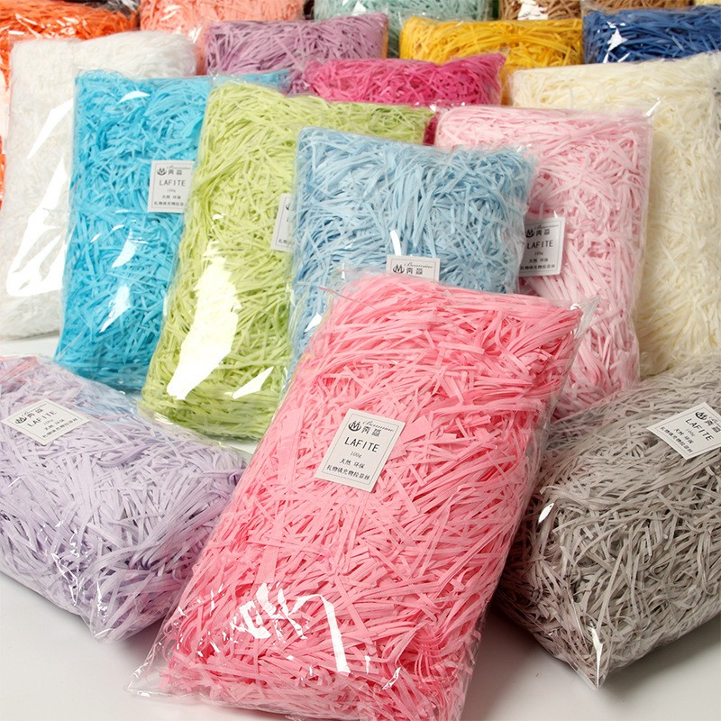 100g raffi Colorful Shredded C – обзор и цена Paper Straw Color