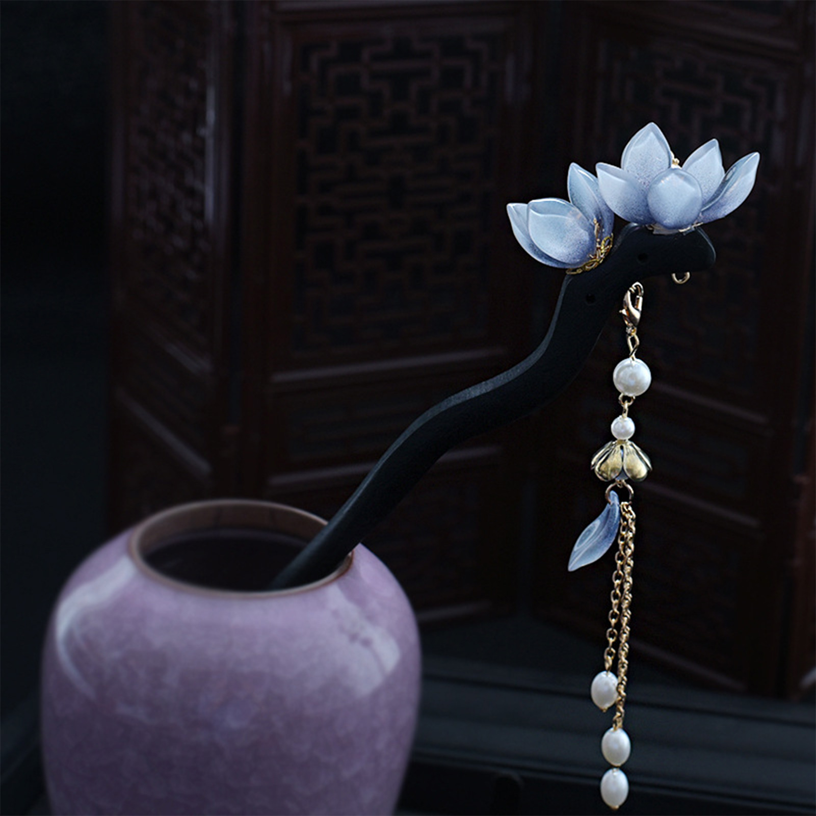 Blue Flower Hair Stick Vintage – обзор и цена Event Suppliers