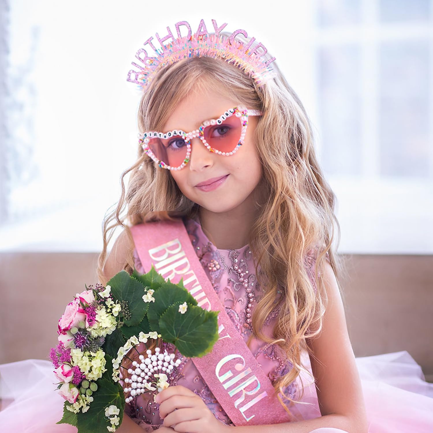 Birthday Girl Headband Sash Su – обзор и цена Birthday Sash Glitter