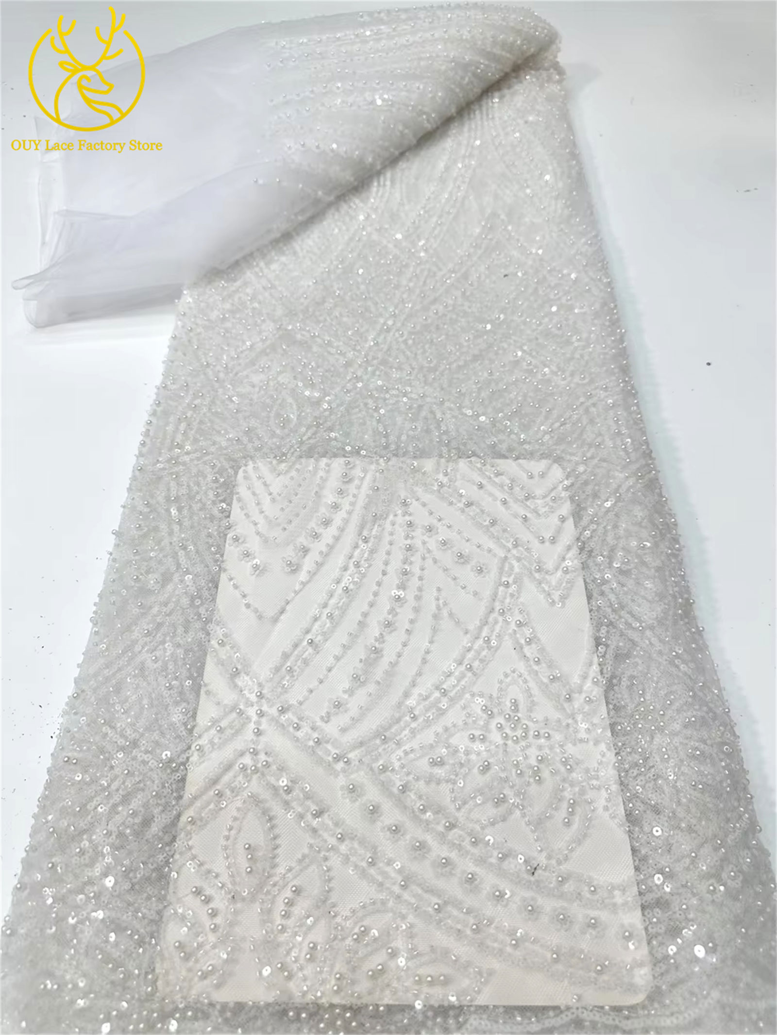 African Gold Beaded Lace Fabri – обзор и цена Glitter Tablecloth