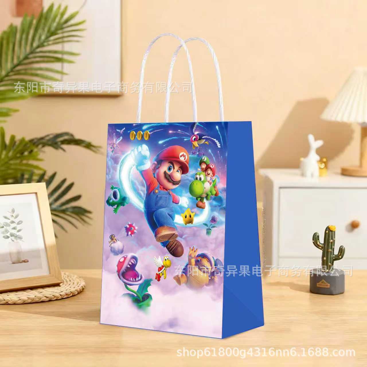 12/16pcs New Super Mario birth – обзор и цена Party Favor Bag
