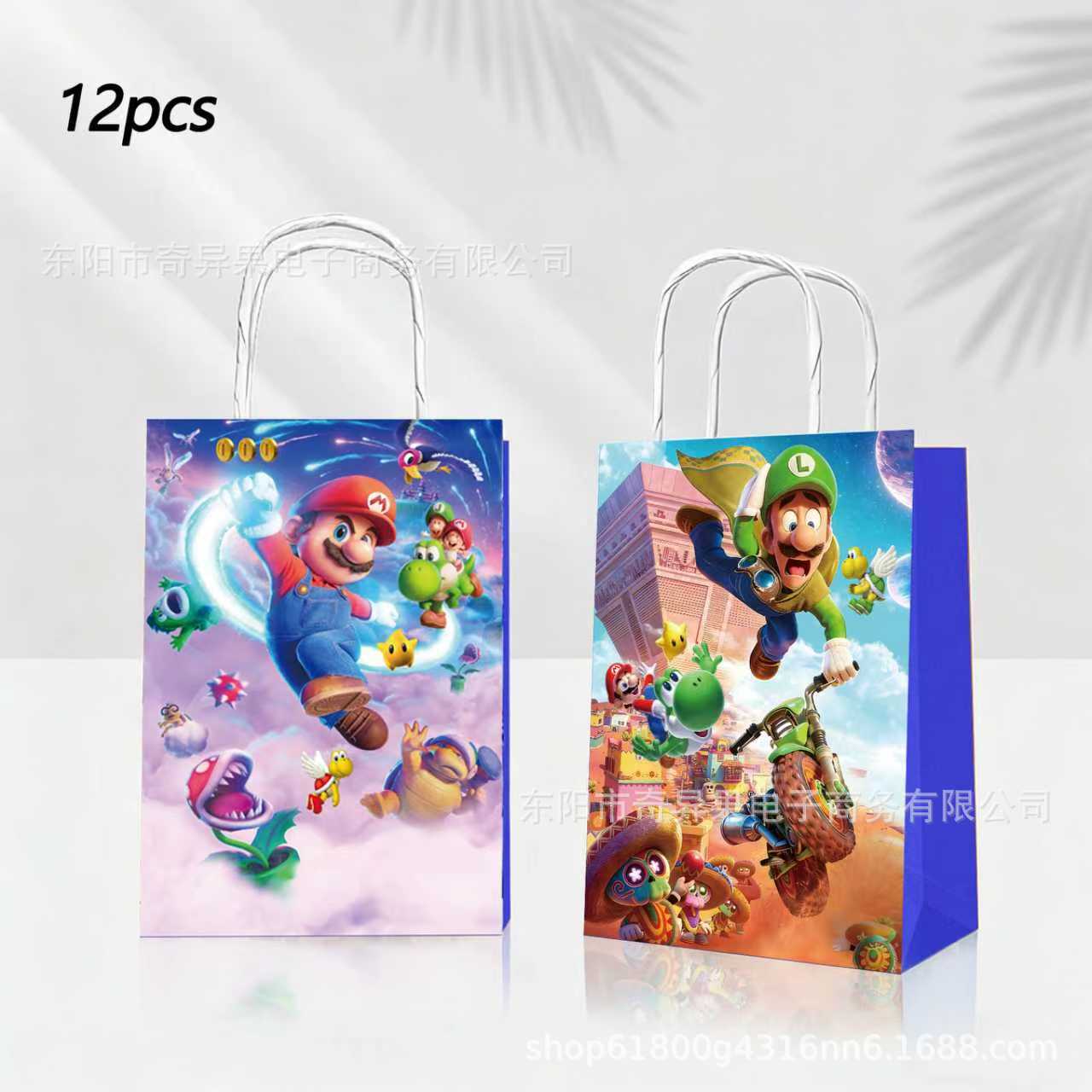 12/16pcs New Super Mario birth – обзор и цена Party Favor Bag