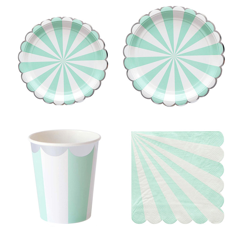 Striped Disposable Tableware P – обзор и цена Paper Straw Color