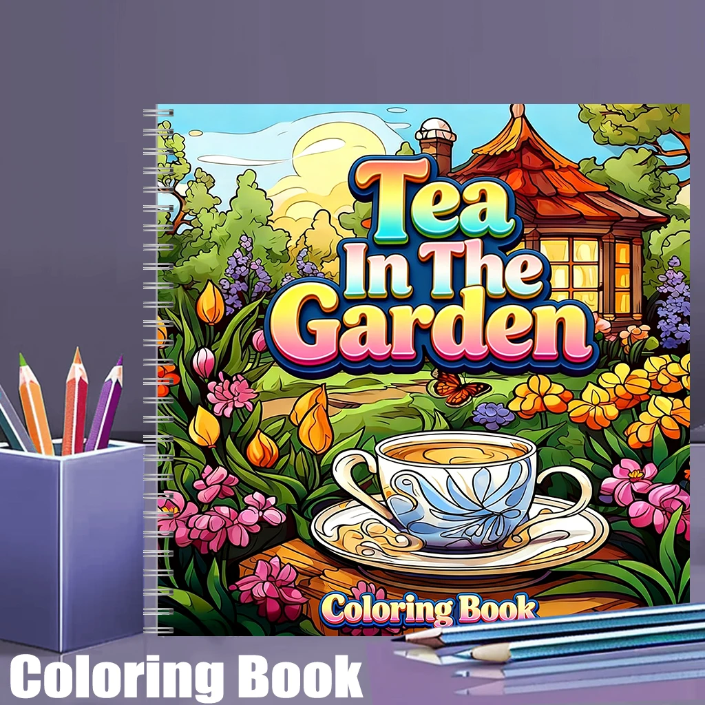 Tea In The Gardens Coloring Bo – обзор и цена Supply Event