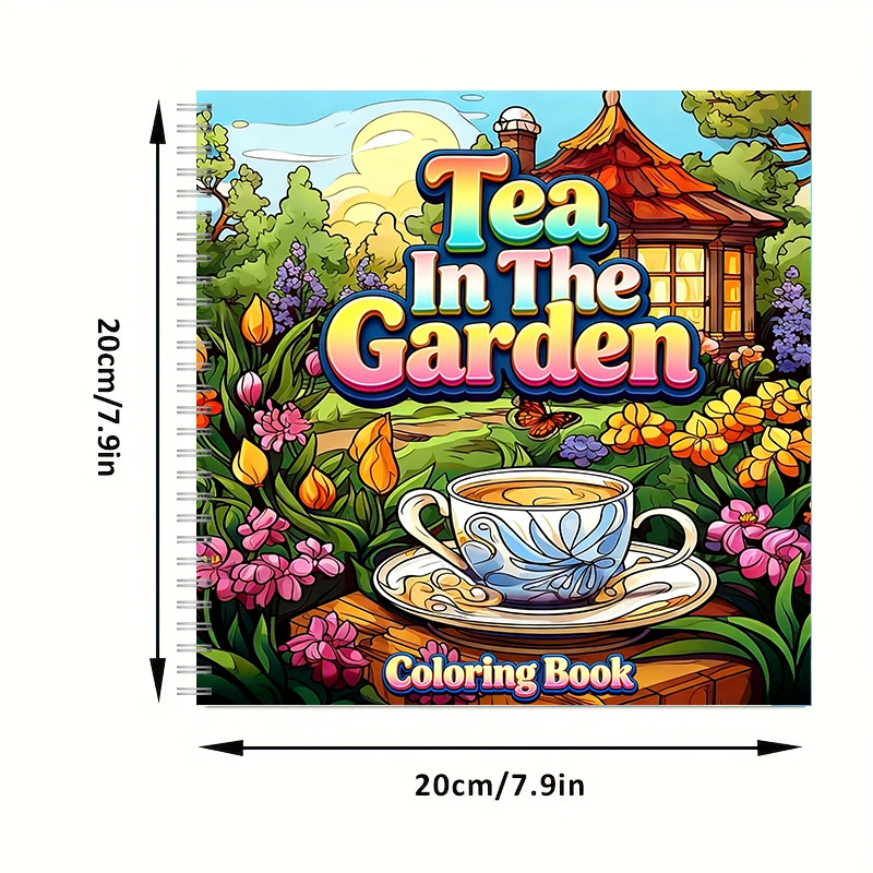 Tea In The Gardens Coloring Bo – обзор и цена Supply Event