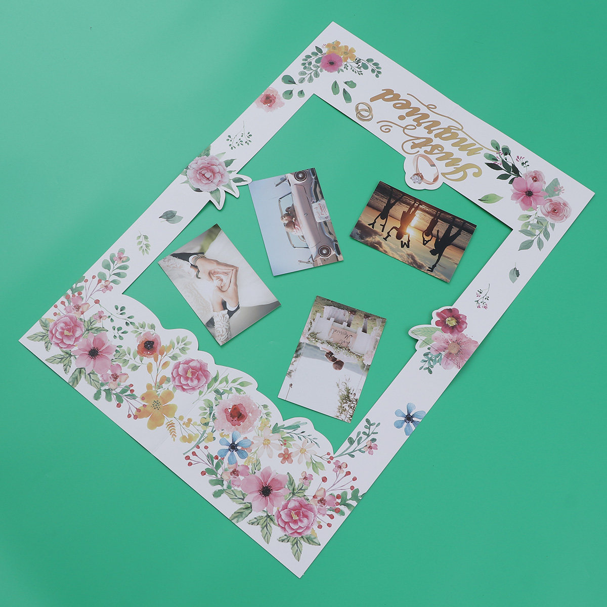 2 Pcs Bridal Shower Photo Boot – обзор и цена Photo Booth Frame