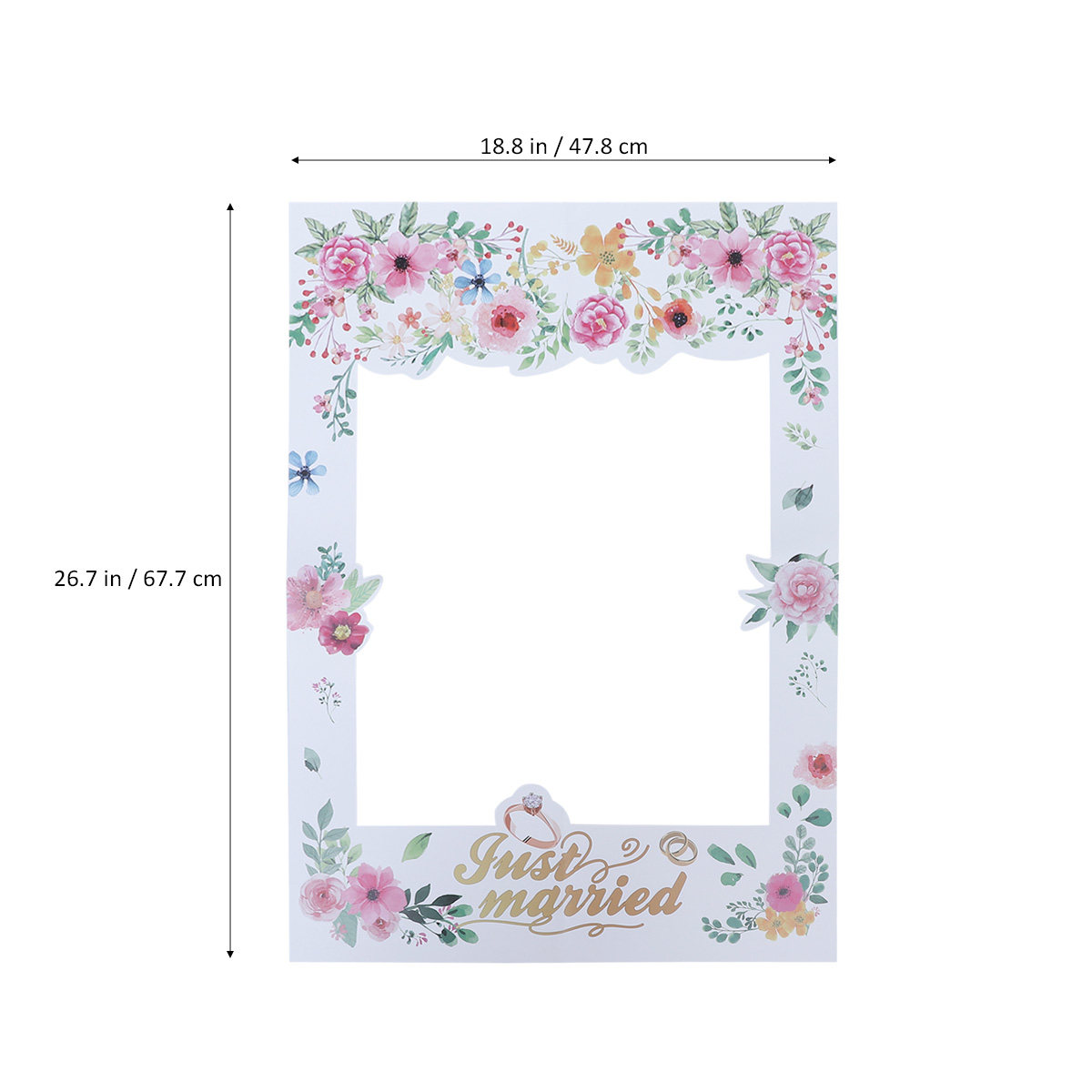 2 Pcs Bridal Shower Photo Boot – обзор и цена Photo Booth Frame